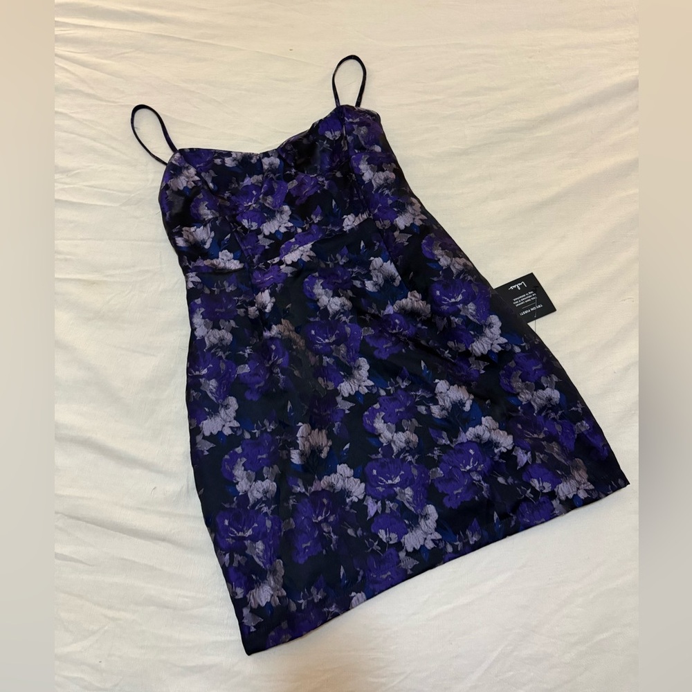 Purple Floral Dress